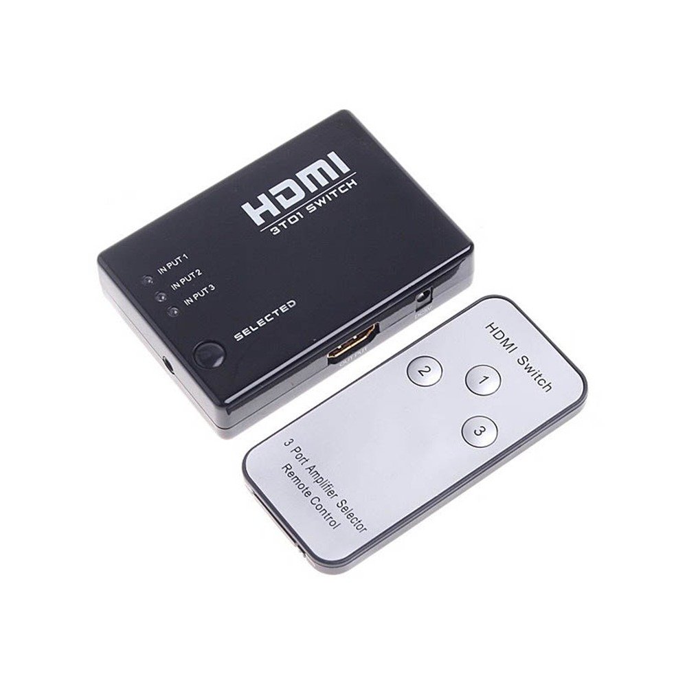 Switch Hdmi 3 X 1 Con Control Remoto (3 Entradas 1 Salida) - Imagen 2