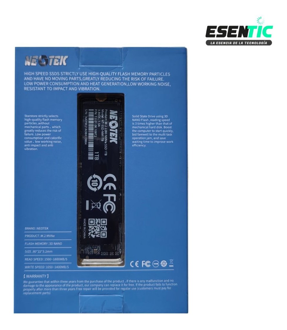Disco De Estado Sólido Ssd Neotek M.2 512gb Garantía 3 Años - Imagen 2