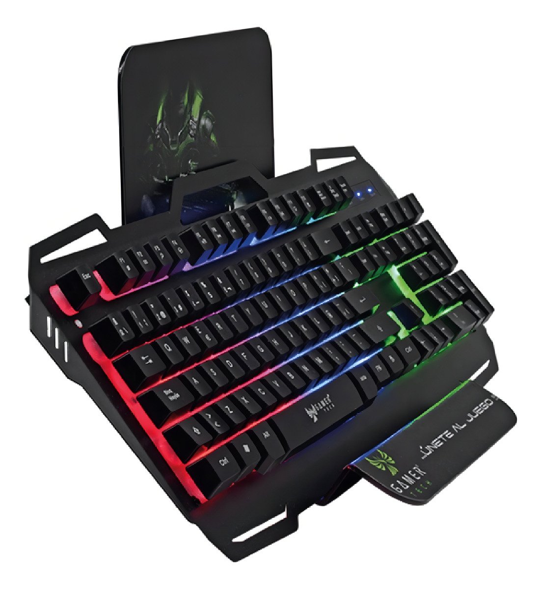 Teclado Gamer Gt400t Resistente Al Agua. Color Del Teclado Negro Idioma Español Latinoamérica - Imagen 2