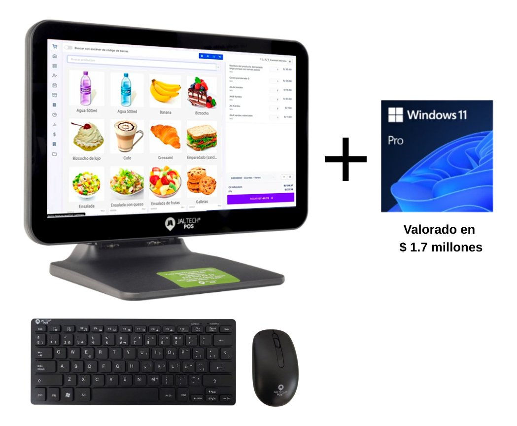 Equipo Pos Touch 15.6 Core I3 Ssd 256gb Ram 8gb Windows 11 - Imagen 2