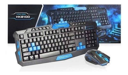 Kit De Teclado Y Ratón Inalámbrico Para Jugadores Hk8100, 1000-1600 Dpi, Teclado, Color Otro - Imagen 3