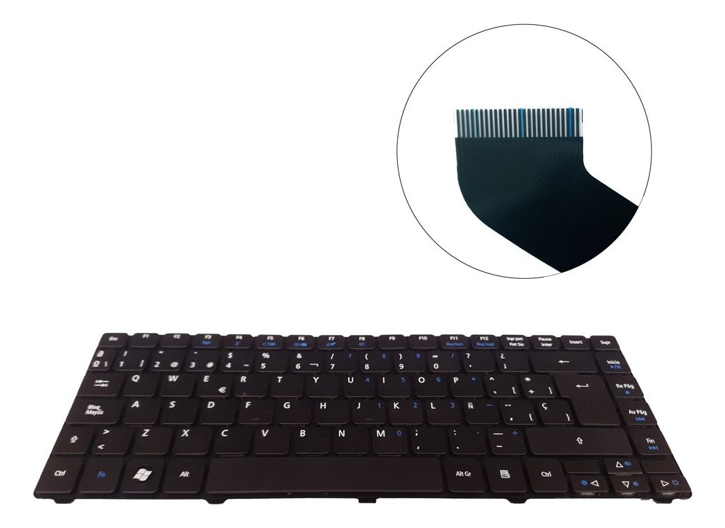 Teclado Para Computador Portátil Acer 3810 - Imagen 2
