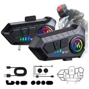 Set 2 Intercomunicadores Con Carga Usb-c Y 300m Alcance