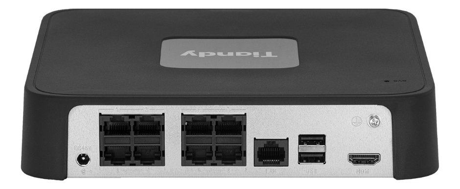 Nvr Tiandy Ak Tc-r3108 Poe 8 Canales Hasta 6pm Hasta 8tb - Imagen 3