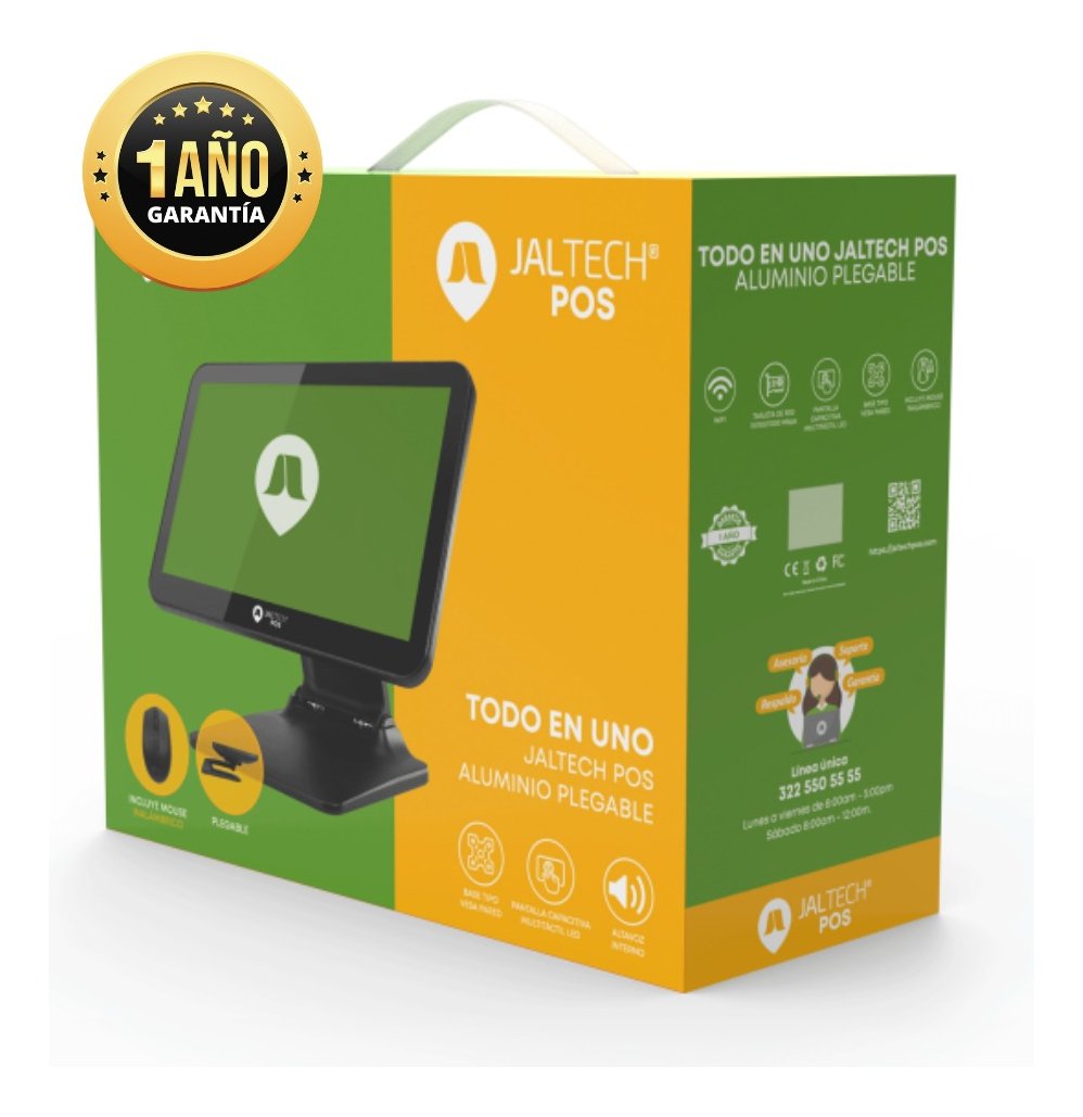 Todo En Uno Táctil Jaltech Pos 15 Core I3 8gb 256gb Win 11 - Imagen 10