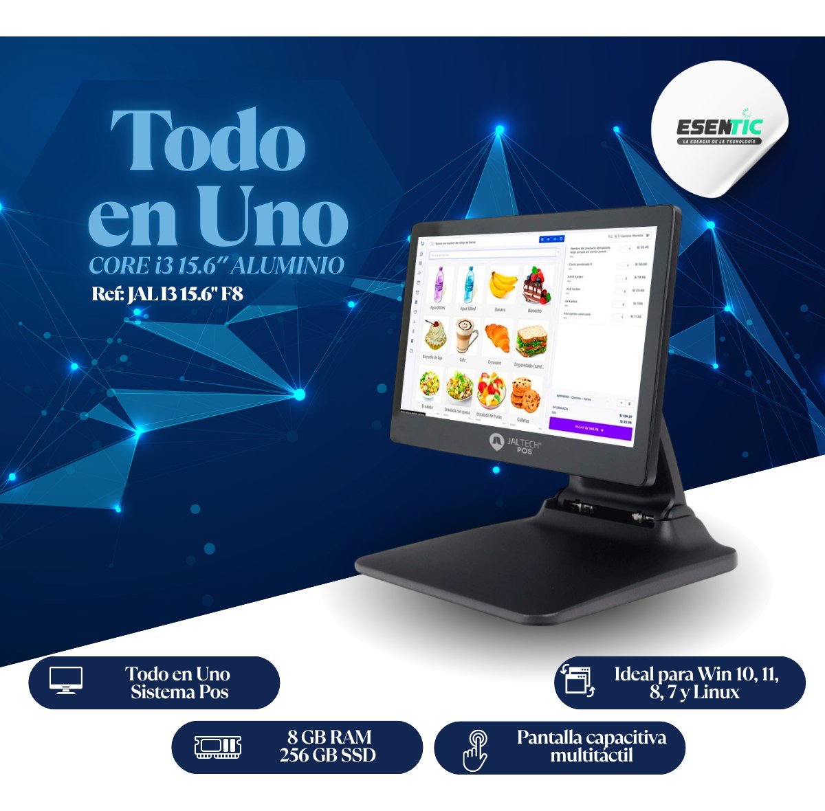 Todo En Uno En Aluminio Jaltech + Software Contable 1 Año - Imagen 2