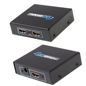 Splitter Hdmi 1x2 Full Hd Activo 2 Salidas 1080p Tv / Metal