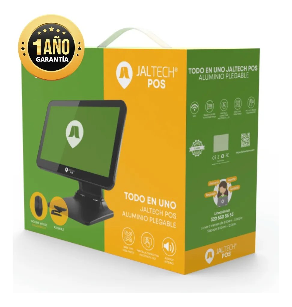 Pc Jaltech Pos Táctil I3 Plegable 8gb 256gb Windows 11 Lic - Imagen 7