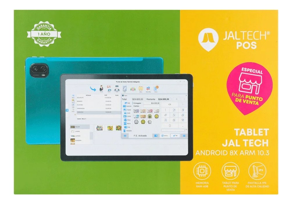 Tablet Jaltech Pos 4g Punto De Venta 10.3 Android 11 64gb - Imagen 3