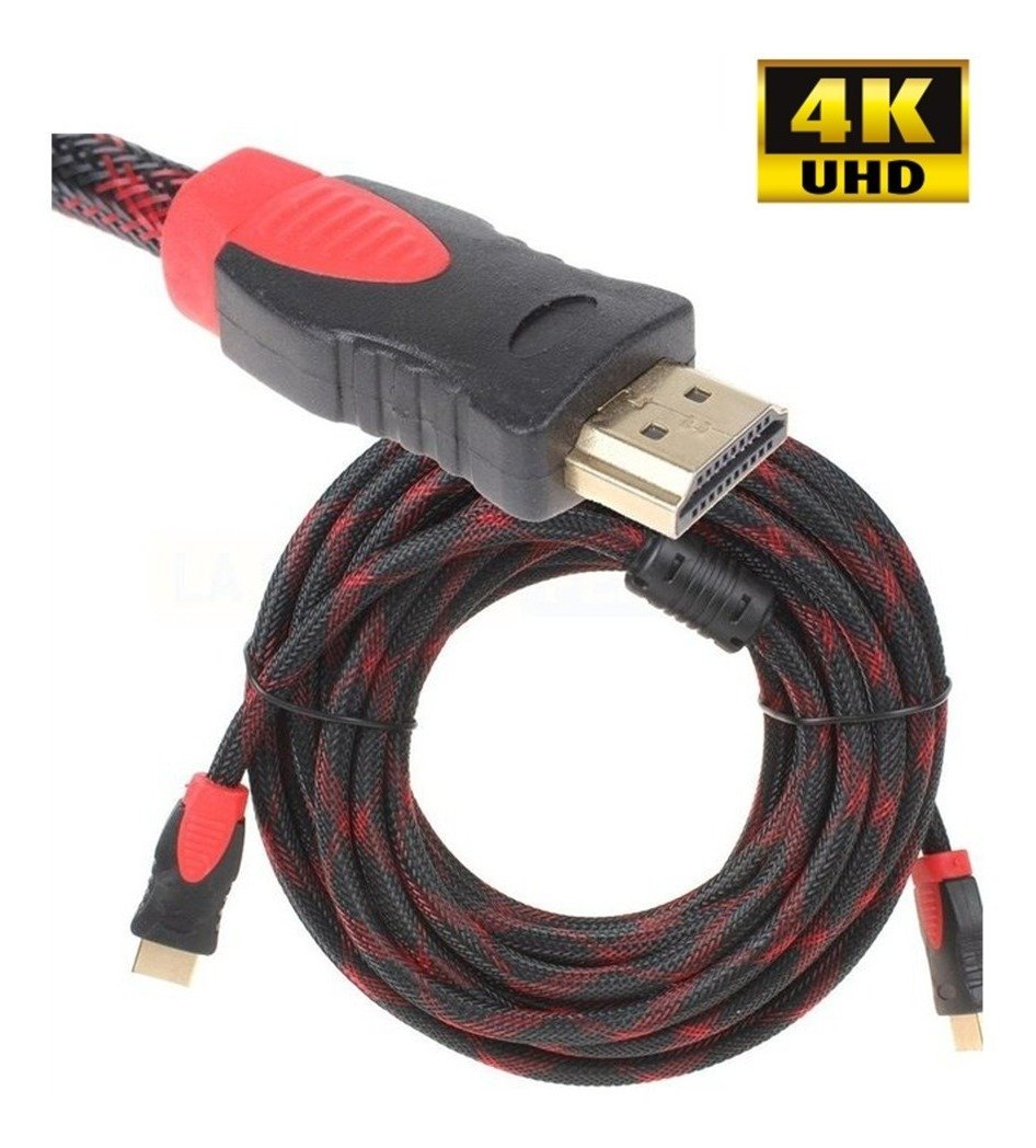 Cable Hdmi 4k - 2.7 Metros Enmallado Doble Filtro - Imagen 3