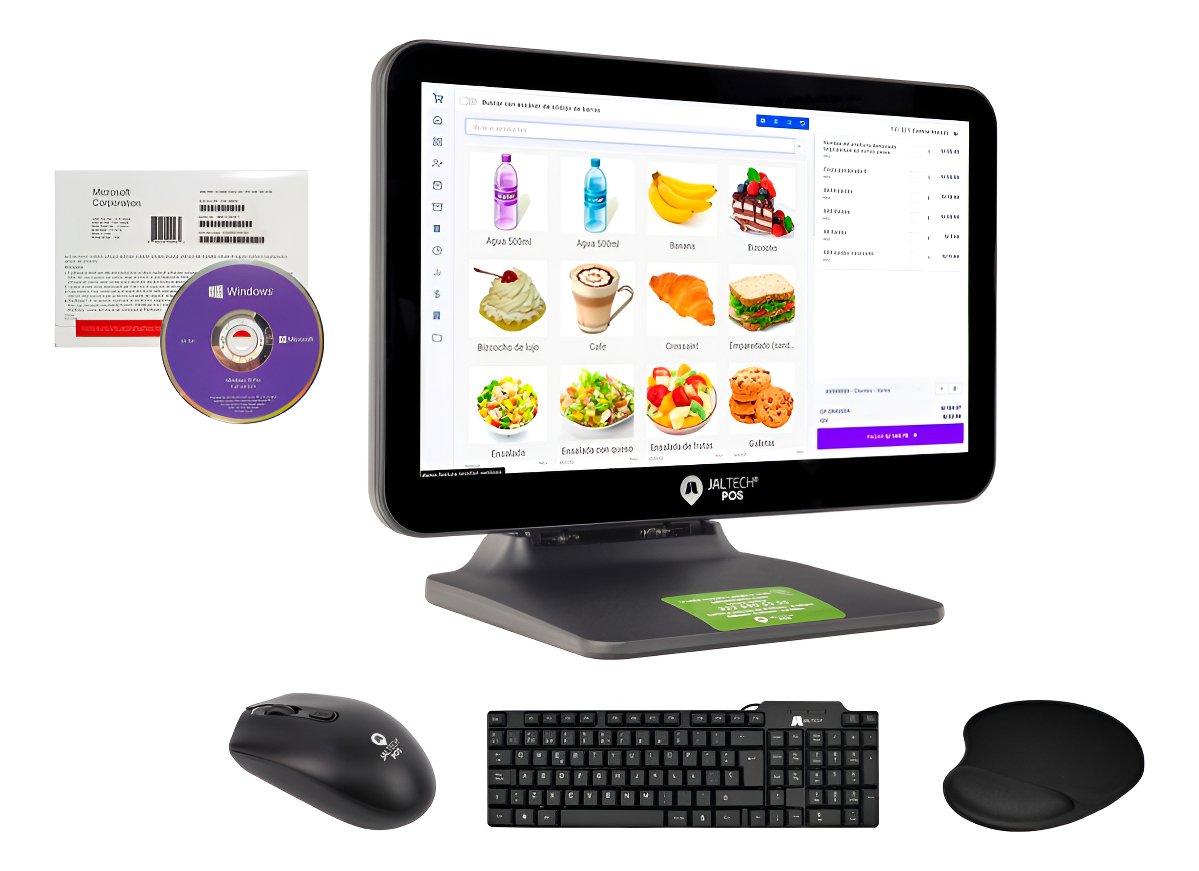 Todo En Uno Táctil Jaltech Pos 15 Core I3 8gb 256gb Win 11