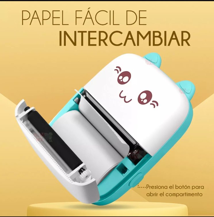 Impresora Térmica Bluetooth Para Celular Compacta Y Rápida - Imagen 3