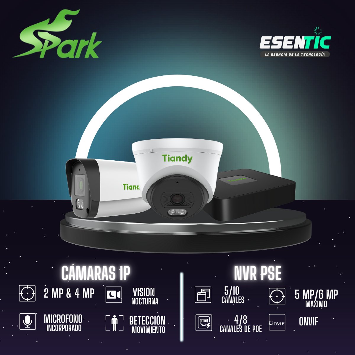 Grabador Tiandy 5ch Ip Hasta 6tb + Hdmi 1080p - Imagen 6