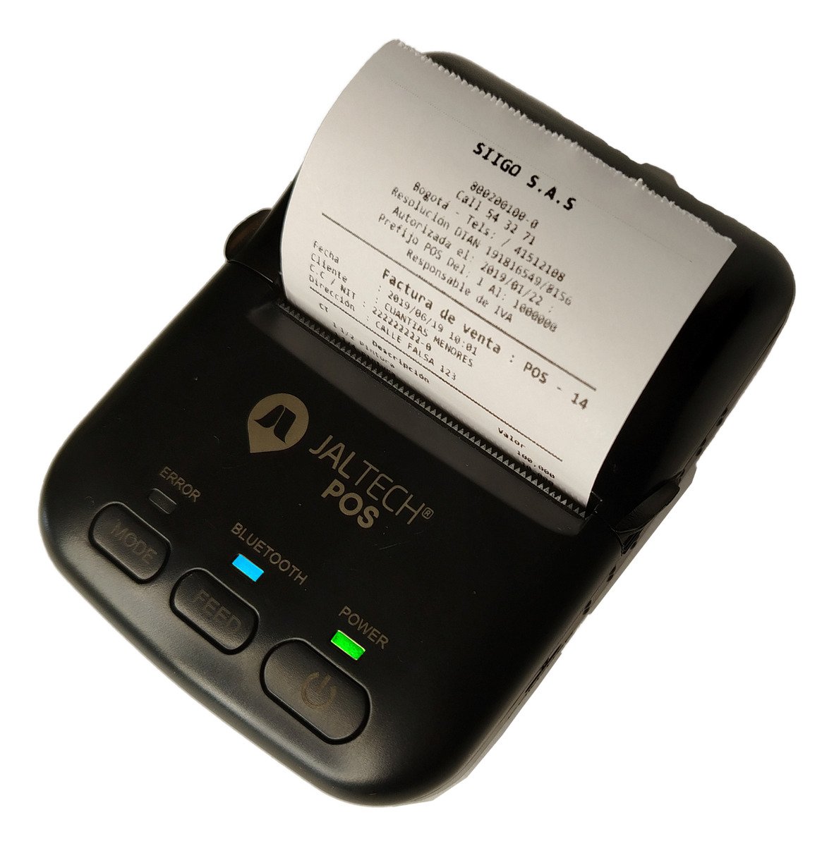 Impresora Termica Jaltech Bluetooth 58mm Movil - Imagen 2