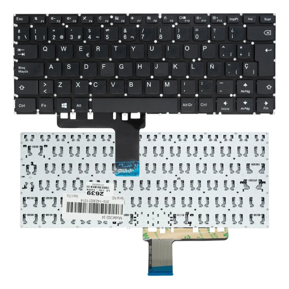 Teclado Para Lenovo V310 Sin Botón De Encendido - Imagen 2
