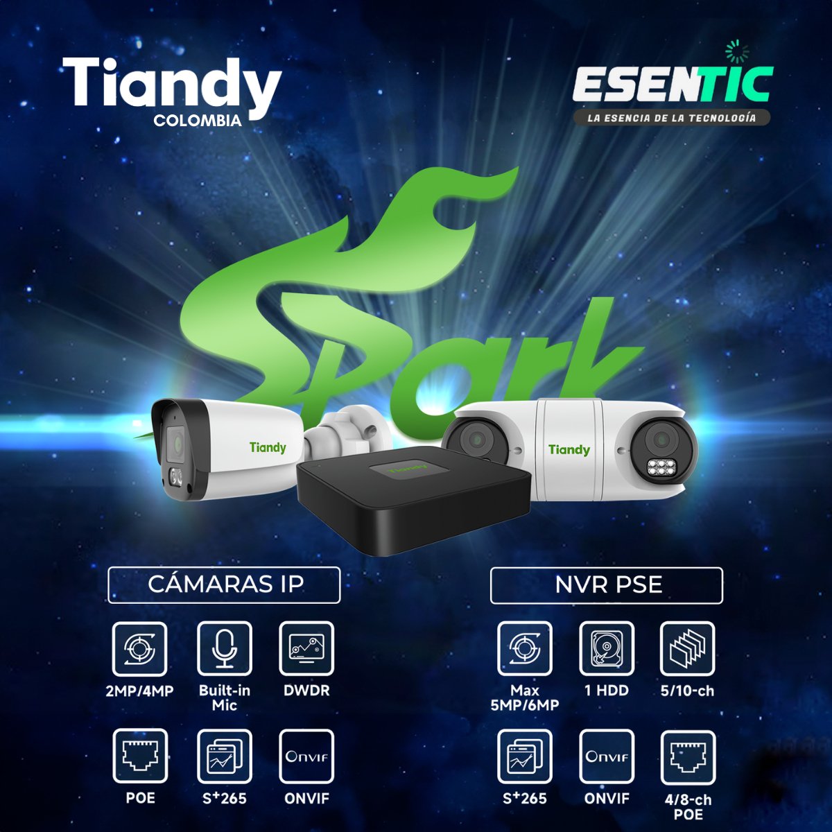 Grabador Tiandy 5ch Ip Hasta 6tb + Hdmi 1080p - Imagen 8
