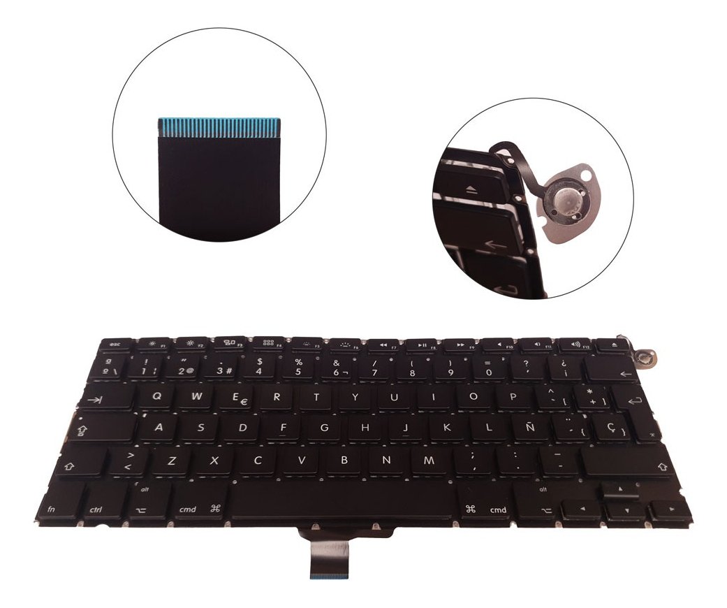 Teclado Para Portátil Macbook Pro Unibody 13.3 A1278 Mc375 - Imagen 2