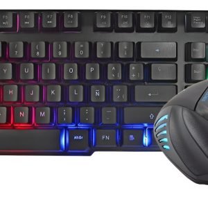 Combo Gamer Gt300c Teclado Y Mouse Negro.