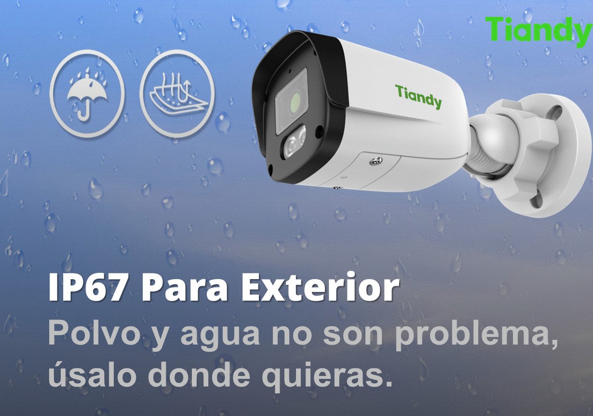 Kit De Seguridad Tiandy Ak 4 Cámaras Ip 2mp Poe + Nvr+ 1tb - Imagen 3