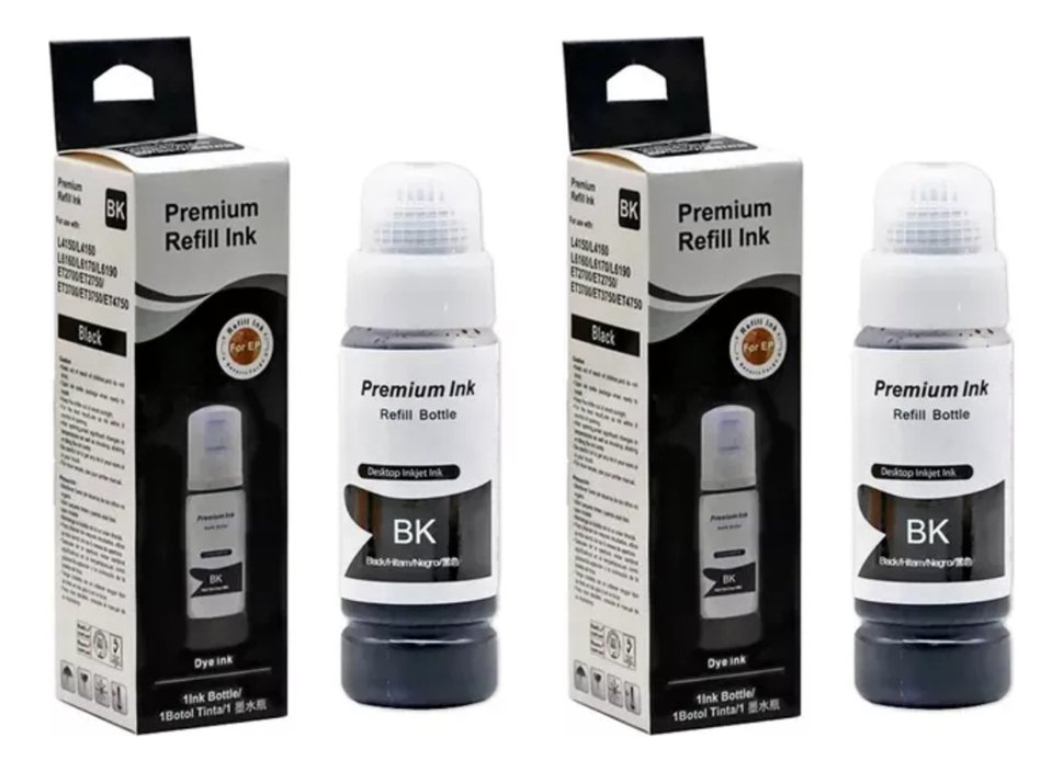 2 Tintas Para Epson 504/544 L1110 L5590 L3250 L3210 Antiderr