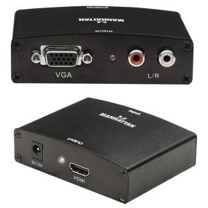 Caja Convertidora Vga A Hdmi - 1080p - A 30 Mts