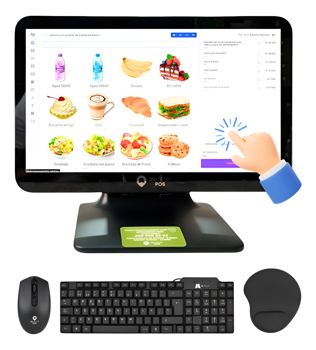 Todo En Uno Táctil Jaltech Pos 15.6 Core I7 Plegable Alumini