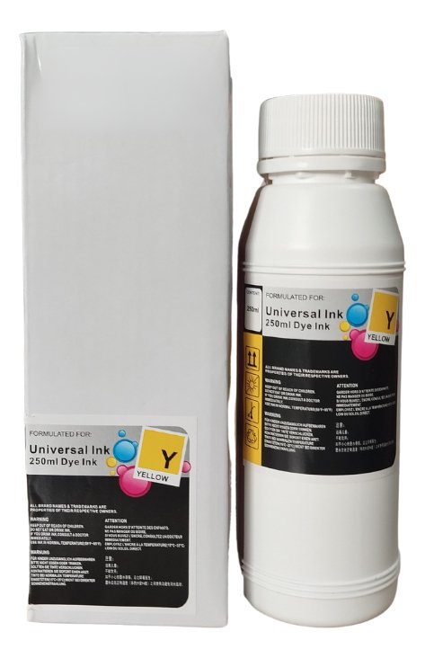 Kit X 5 Tintas Universal 250 Ml Para Sitema Adaptado Recarga - Imagen 4