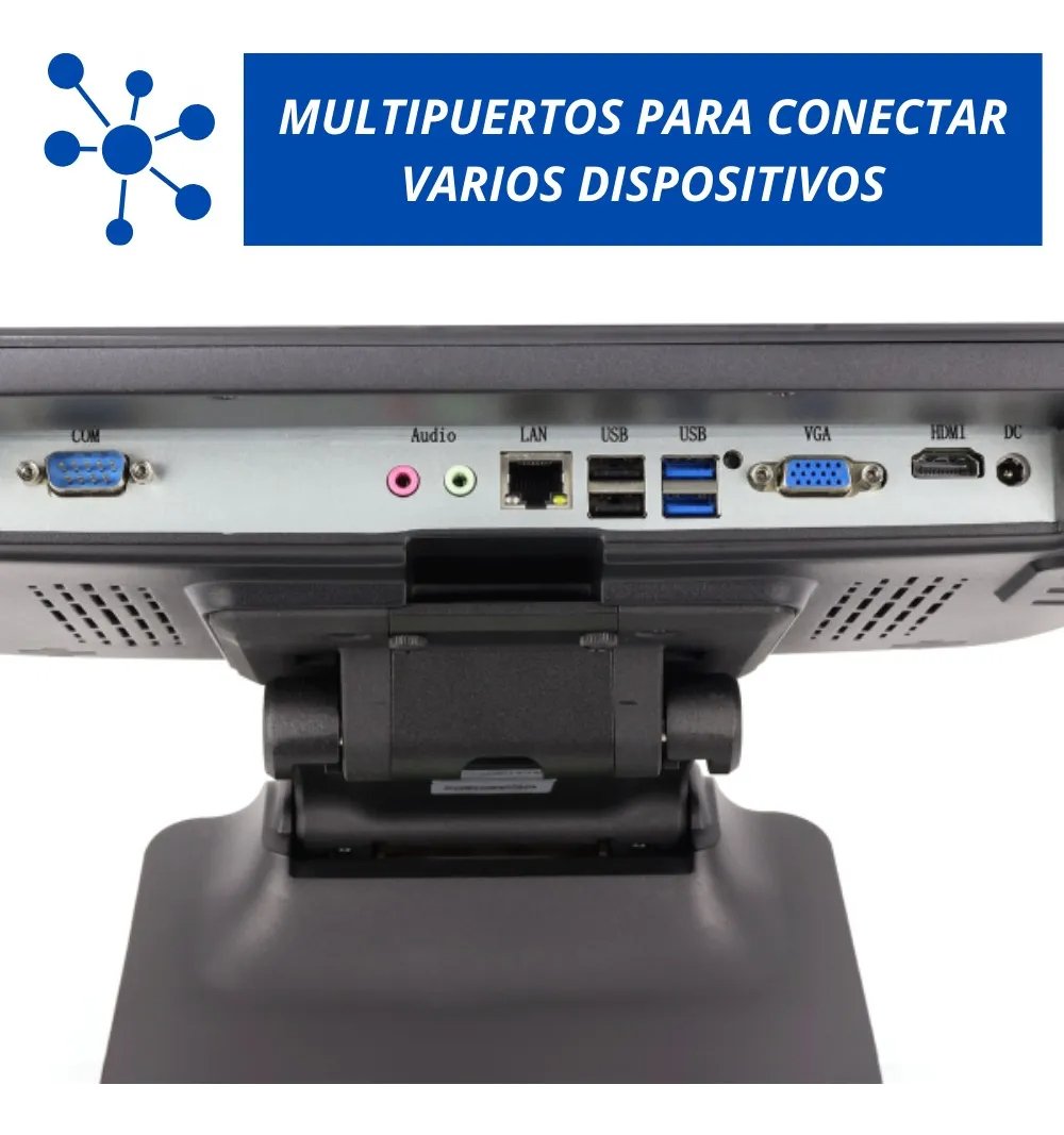 Pc Jaltech Pos Táctil I3 Plegable 8gb 256gb Windows 11 Lic - Imagen 6