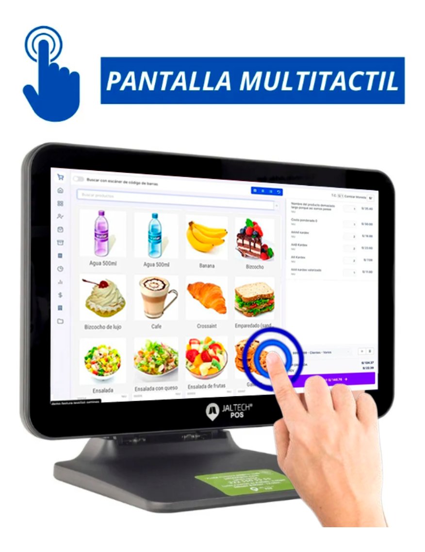 Pc Jaltech Pos Táctil I3 Plegable 8gb 256gb Windows 11 Lic - Imagen 4