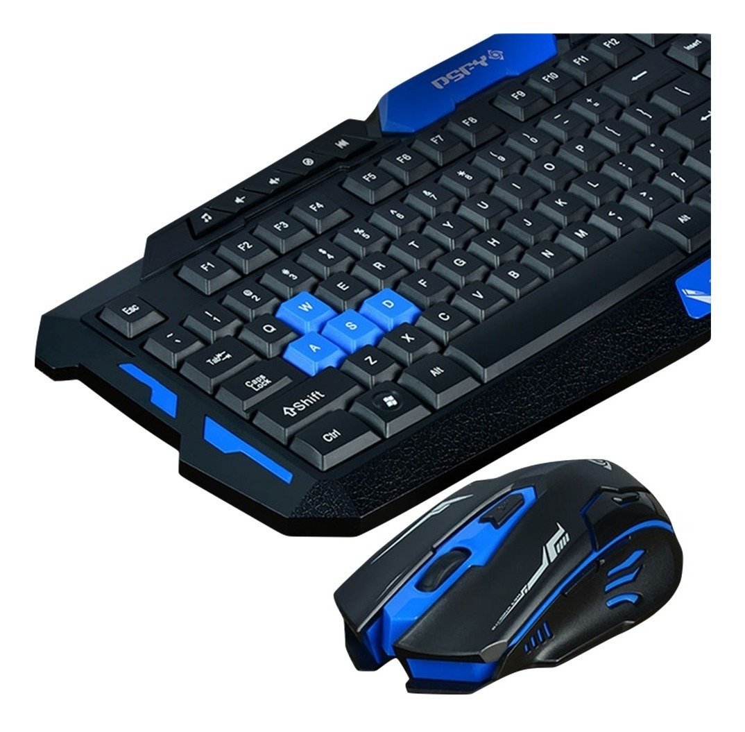Teclado Mouse Gamer Inalámbrico Hk8100 + Pilas Aaa - Imagen 6