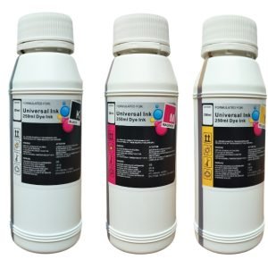 Kit X 5 Tintas Universal 250 Ml Para Sitema Adaptado Recarga