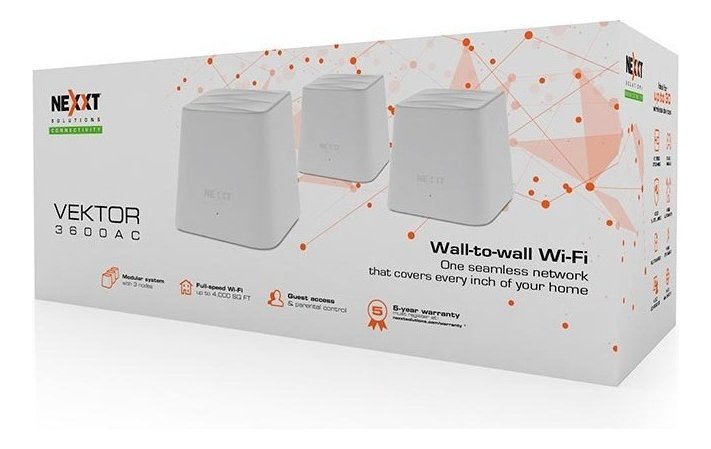 Rompemos Repetidor Wifi Nexxt Vektor 3600ac 400mts Alcance