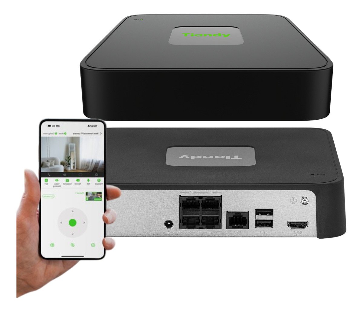 Nvr Tiandy Ak Compacto H.265 4 Canales Poe Hasta 5tb - Imagen 7