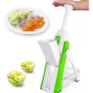 Picador Rallador Vertical Con Pulsador Corte Verduras Cocina
