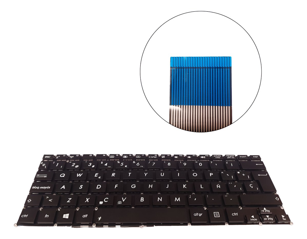 Teclado Para Computador Portátil Asus Vivobook X200m
