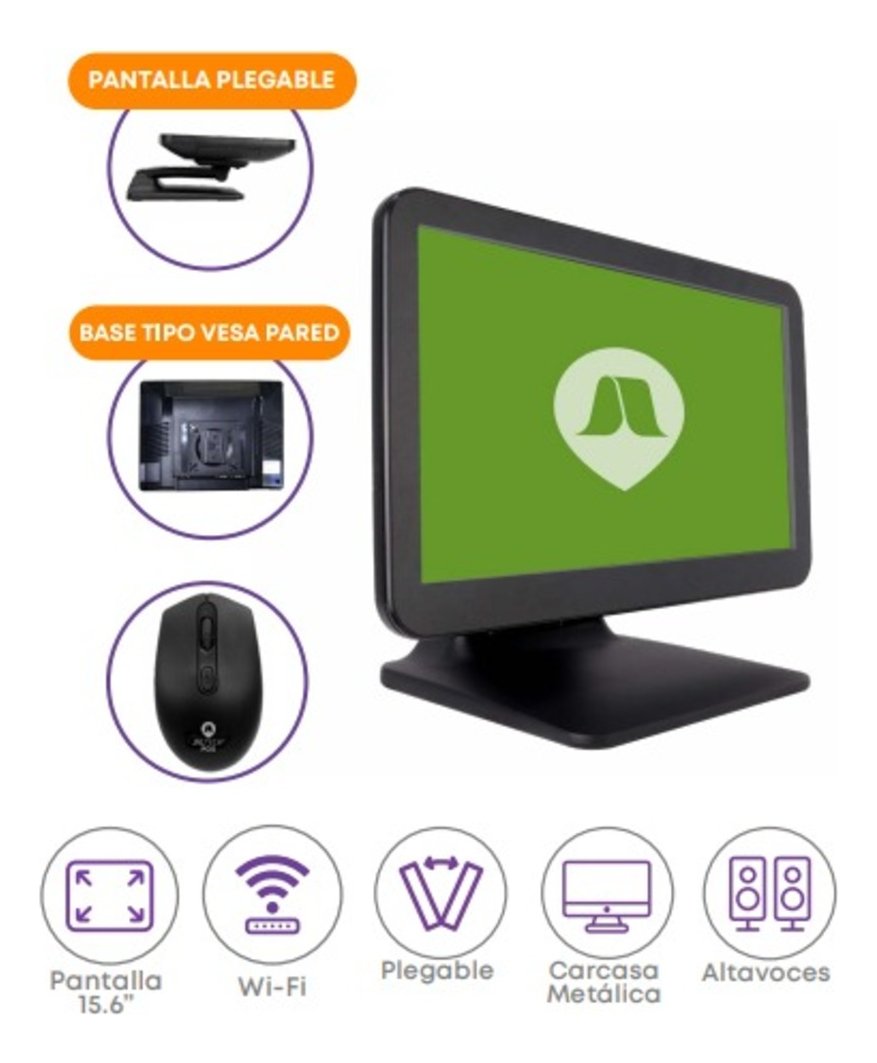 Todo En Uno Pos Touch Jaltech Pos 15 Core I5 4th Gen - Imagen 3