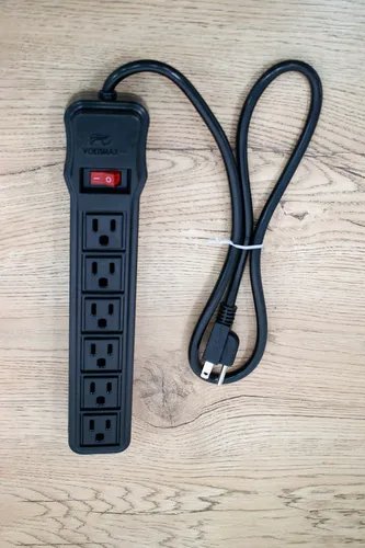 Multitoma Voltimax 15a 1800w 2 Metros 6 Salidas - Imagen 2