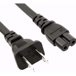 Cable De Poder Para Grabadora / Cargador Pc - Plano 1.5 Mts