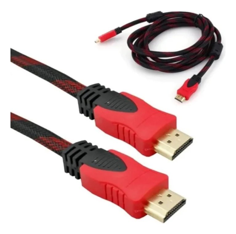Cable Hdmi 3mts Premium Enmallado Doble Filtro