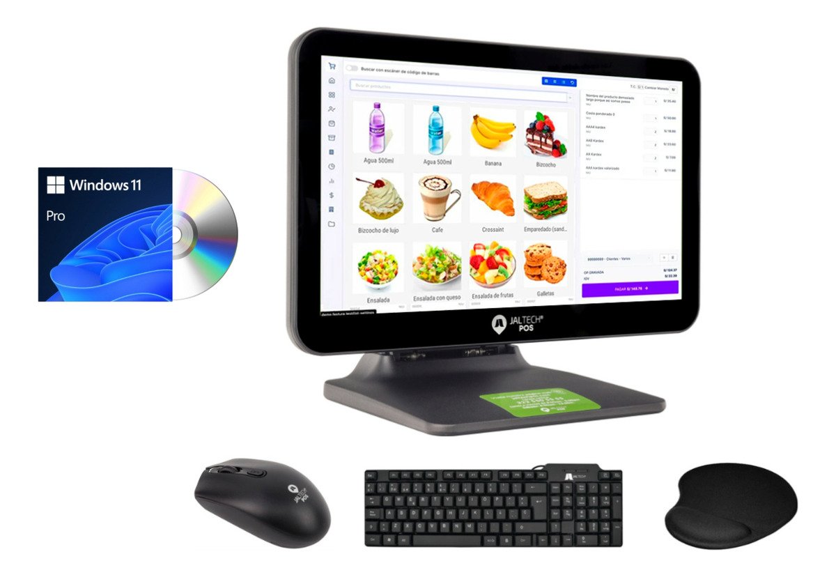 Equipo Pos Touch 15.6 Core I3 Ssd 256gb Ram 8gb Windows 11 - Imagen 4