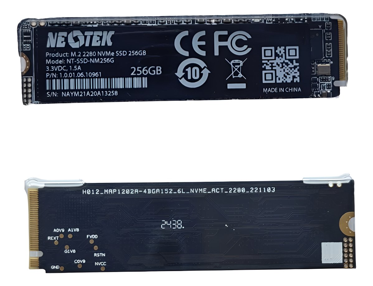 Disco De Estado Sólido Ssd Neotek M.2 256gb Garantía 3 Años