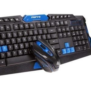 Teclado Mouse Gamer Inalámbrico Hk8100 + Pilas Aaa