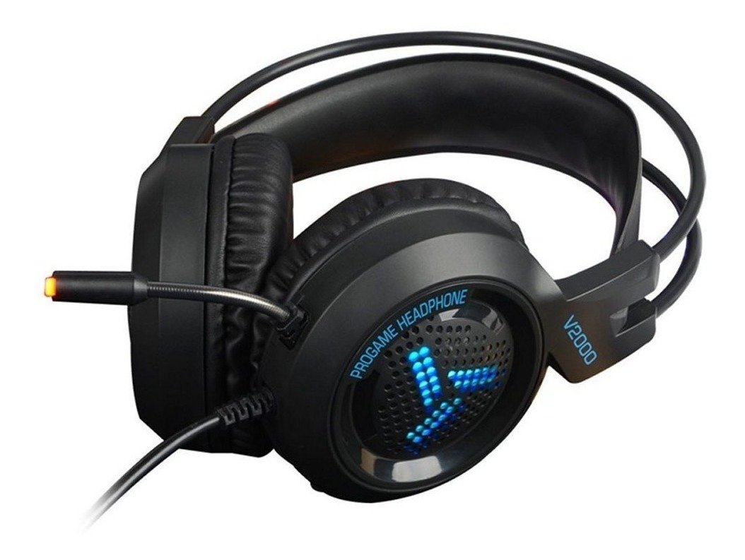 Diadema Gamer V2000 Rgb Súper Bajos - Imagen 2