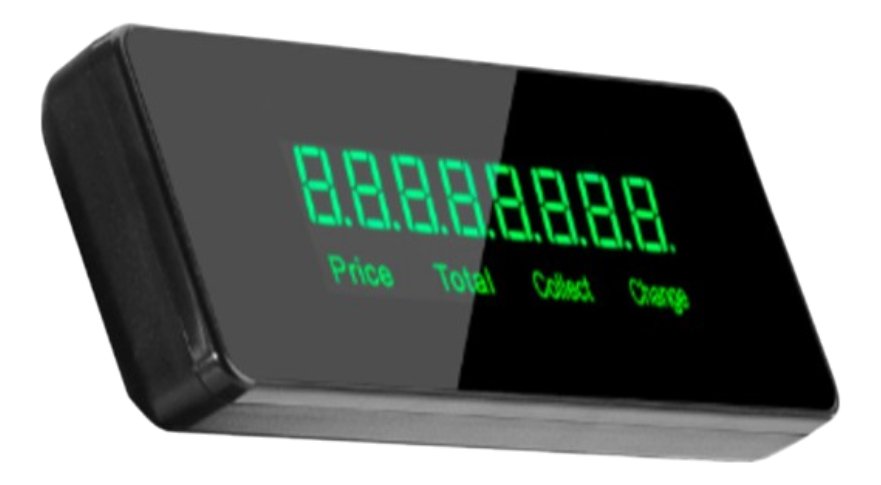 Pantalla Led 8 Dígitos Para Cliente Pos Jaltech