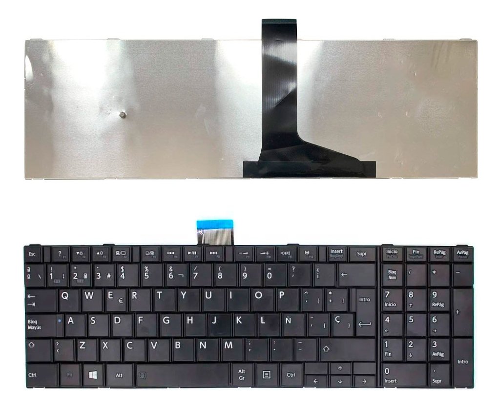 Teclado Para Computador Portátil Toshiba Satellite C55-a5384 - Imagen 4