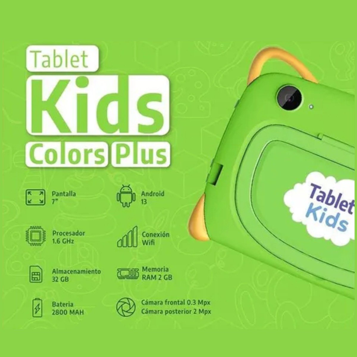Krono Kids Color Plus Táctil, Diseño Con Protección - Imagen 7