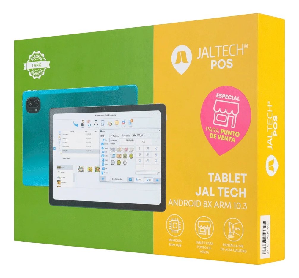 Tablet Jaltech Pos 4g Punto De Venta 10.3 Android 11 64gb - Imagen 2