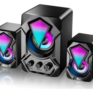 Parlantes Premium Gamer G3 2.1  Rgb Para Pc 11w