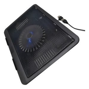 Base Refrigerante Jaltech Super Slim Negro 1 Ventilador Usb