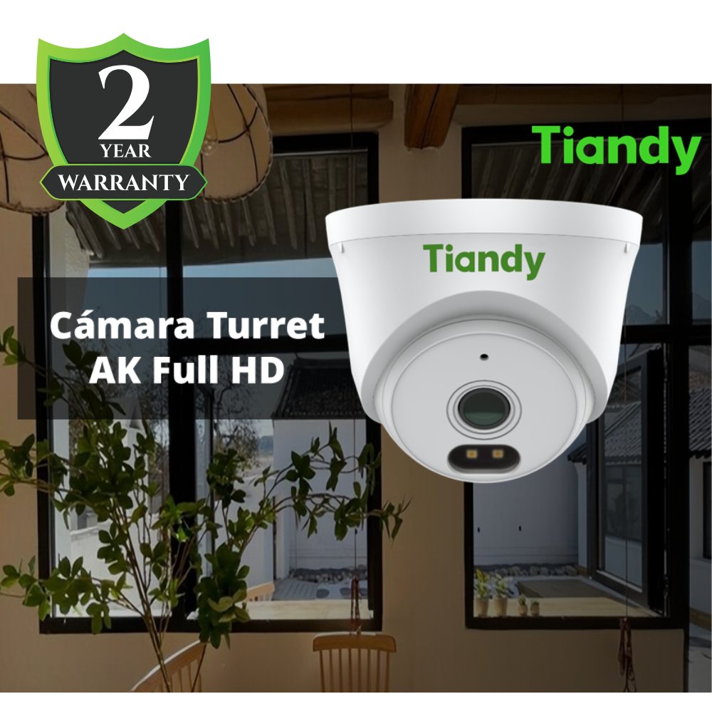 Kit De Vigilancia Tiandy Ak 4 Cámaras Ip 2mp Poe, Nvr, 500gb - Imagen 3